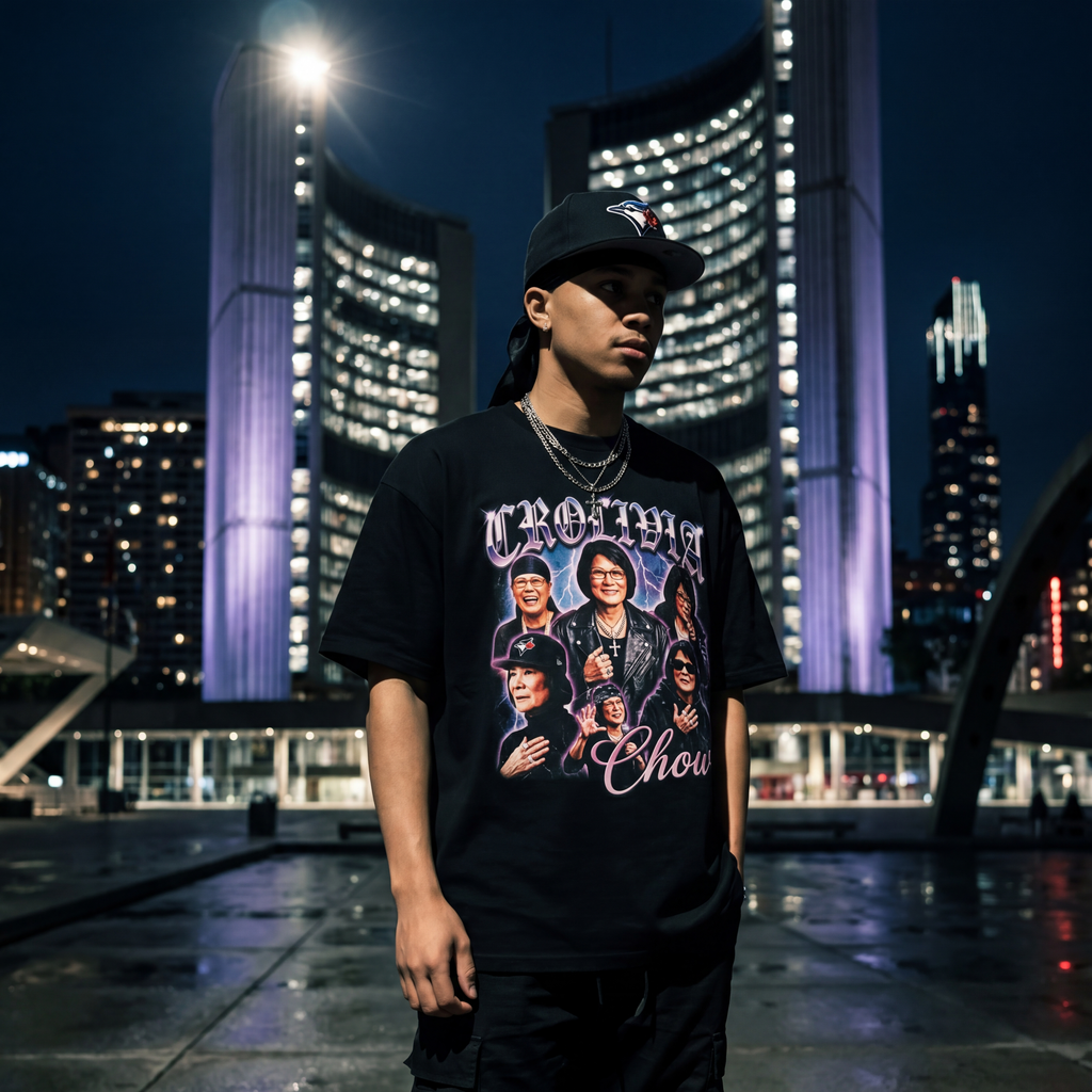 CROLIVIA CHOW CROSKI BOOTLEG TEE